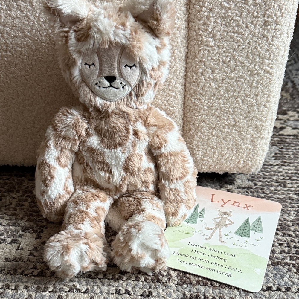 Slumberkins Lynx + Card